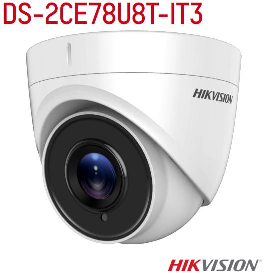 DS-2CE78U8T-IT3  (HK300610726) - telecmera dome 4k hikvision